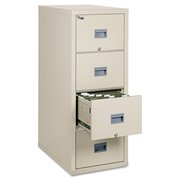 Fireking 17-3/4" W 4 Drawer File Cabinet, Parchment, Letter 4P1831-CPA